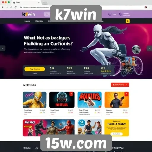 Acessibilidade e interface do site k7win